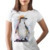 Chinstrap penguin art T-shirt