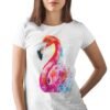 Flamingo art T-shirt