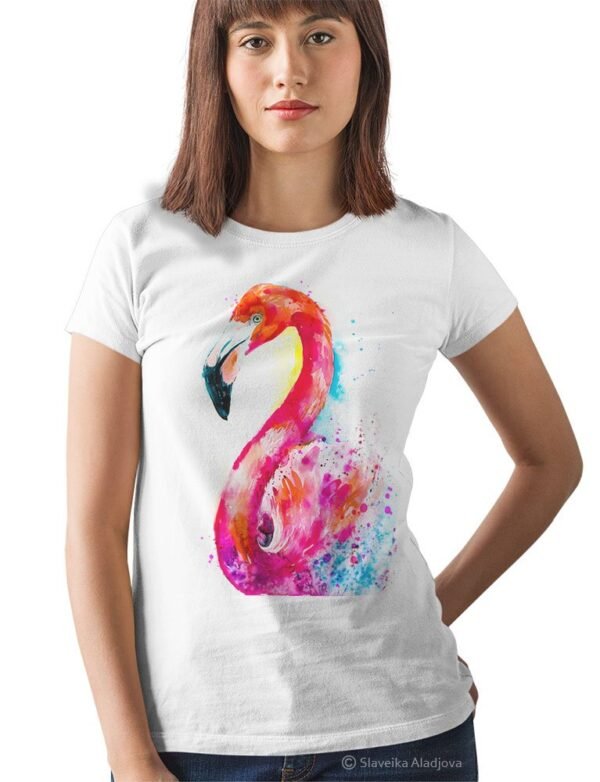 Flamingo art T-shirt