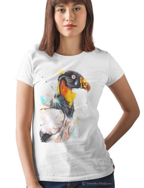 King vulture art T-shirt