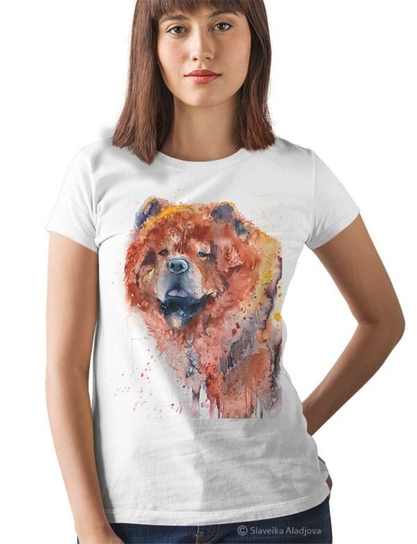 Chow Chow dog art T-shirt