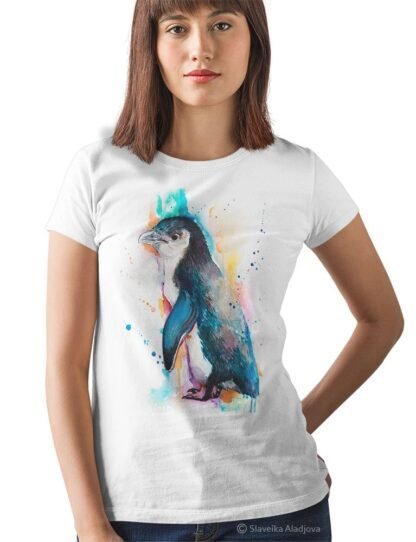 Little Blue Penguin art T-shirt