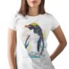Macaroni penguin art T-shirt
