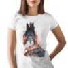 Ornate hawk-eagle art T-shirt