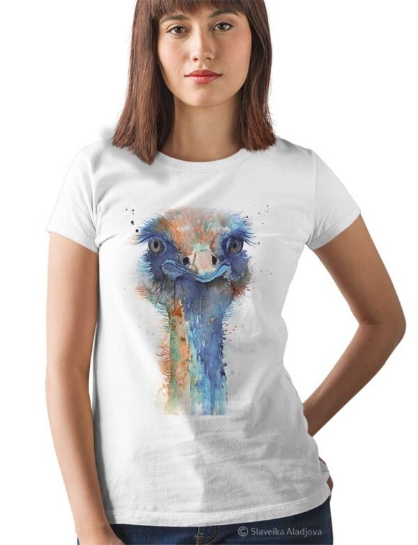 Ostrich art T-shirt