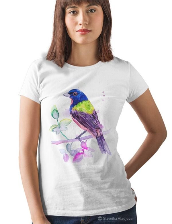 Painted-Bunting art T-shirt
