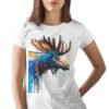 Moose art T-shirt