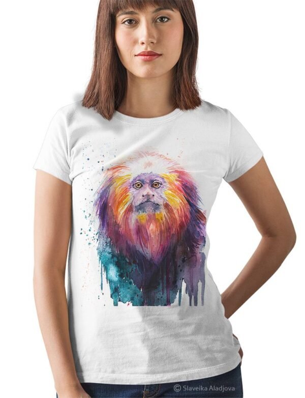 Golden lion tamarin art T-shirt Golden lion tamarin art T-shirt