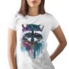 Raccoon art T-shirt