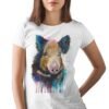 Wild boar art T-shirt