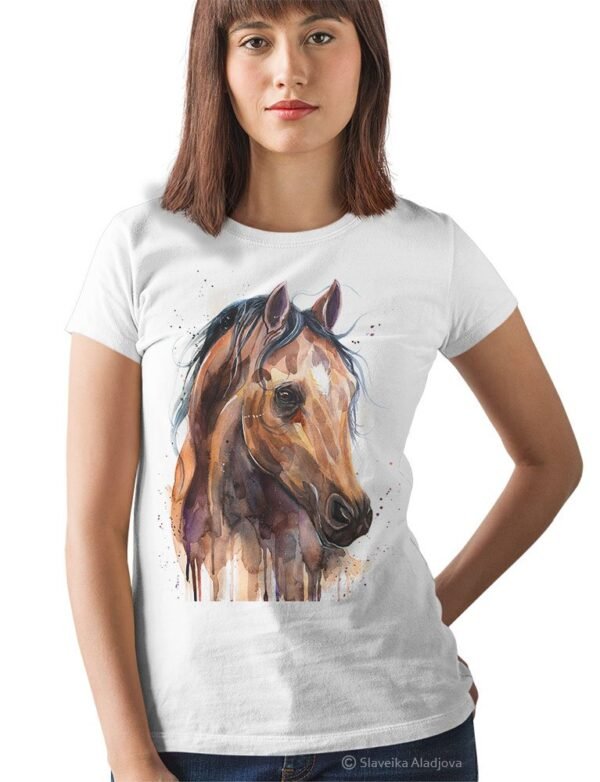 Thoroughbred Horse art T-shirt