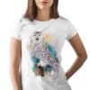 Snowy Owl art T-shirt