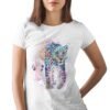 Amur leopard art T-shirt