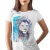 Blue Lion art T-shirt