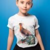 Red grouse art T-shirt
