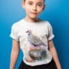 Red-legged partridge art T-shirt