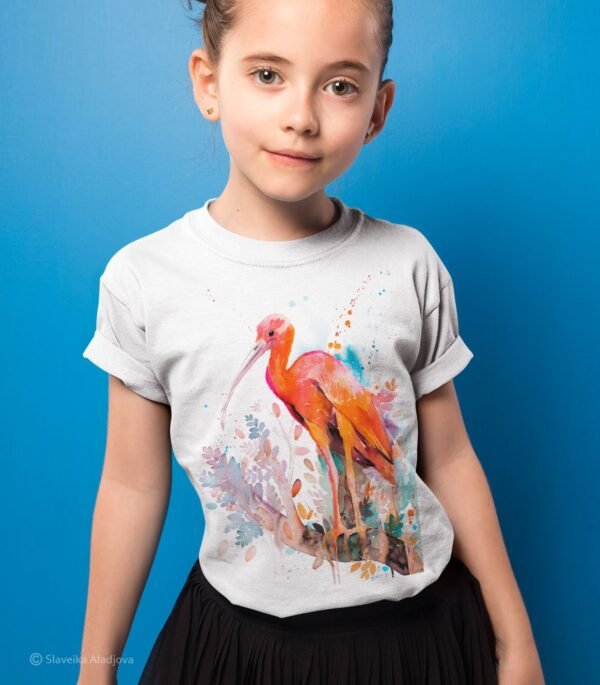 Scarlet Ibis art T-shirt