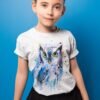 Screech owl art T-shirt