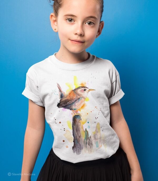 Wren art T-shirt