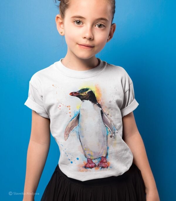Yellow-eyed Penguin art T-shirt