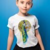 Peacock art T-shirt