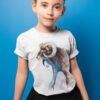 Mouflon girl art T-shirt