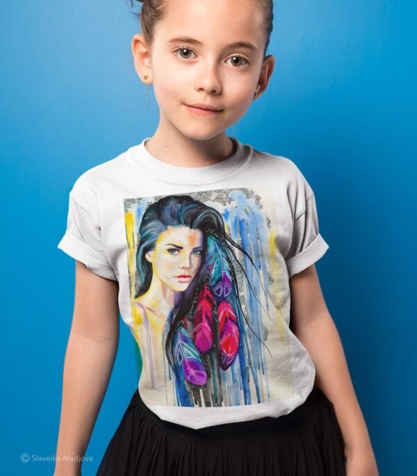 Girl portrait art T-shirt