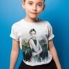 Mountain girl portrait art T-shirt