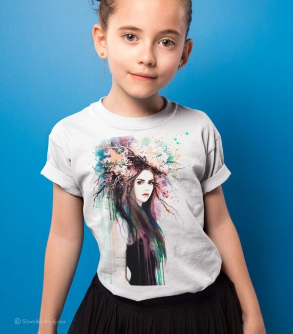 Spring girl art T-shirt