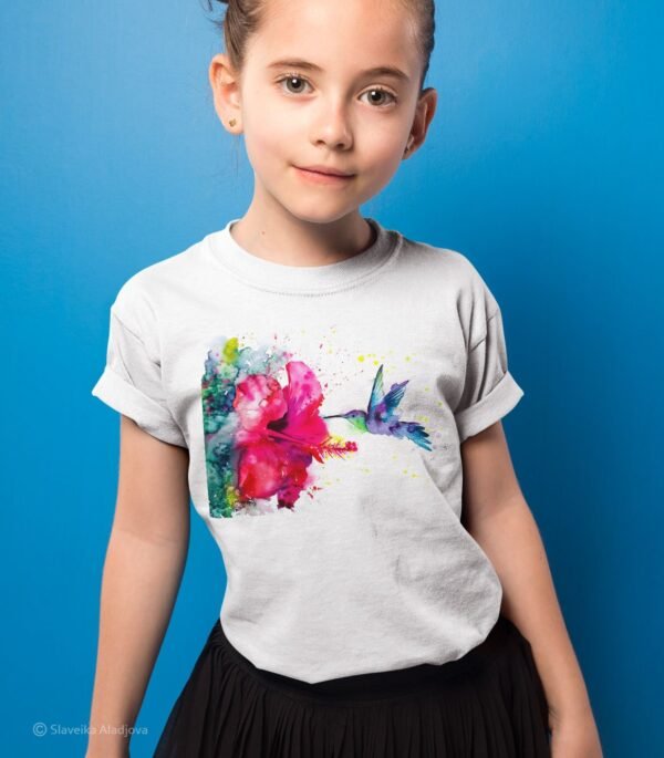 Violetear Hummingbird art T-shirt