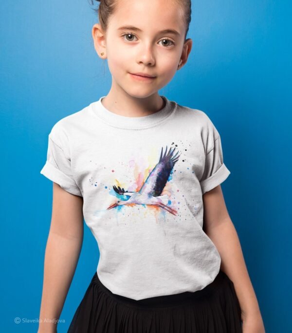 Stork art T-shirt Stork art T-shirt