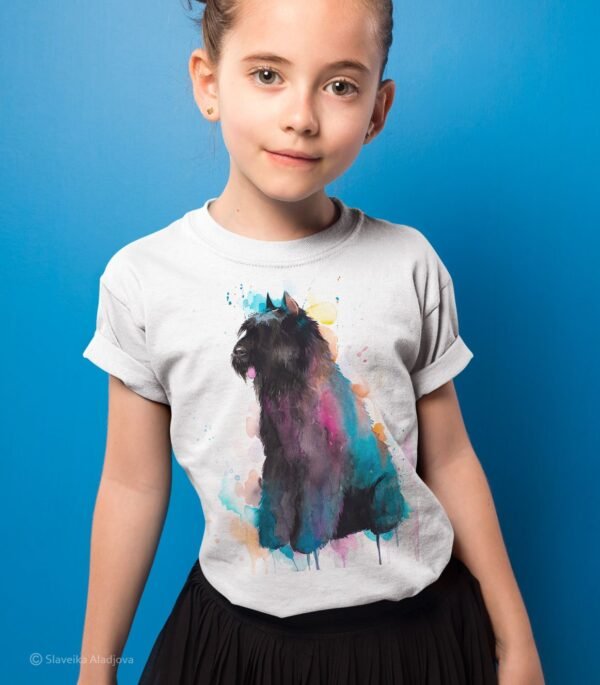 Bouvier des Flandres art T-shirt