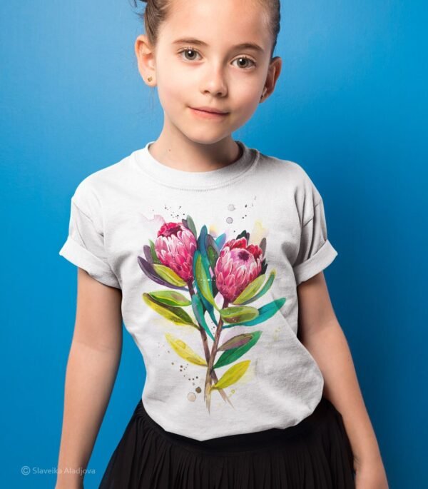 Protea Pink Ice art T-shirt