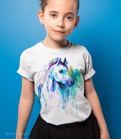 Arabian horse art T-shirt