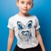 Bat-eared fox art T-shirt