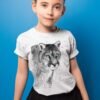 Black and white Puma art T-shirt