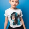 T-shirts-Kanelov-6 Baby Chimp Chimpanzee art T-shirt