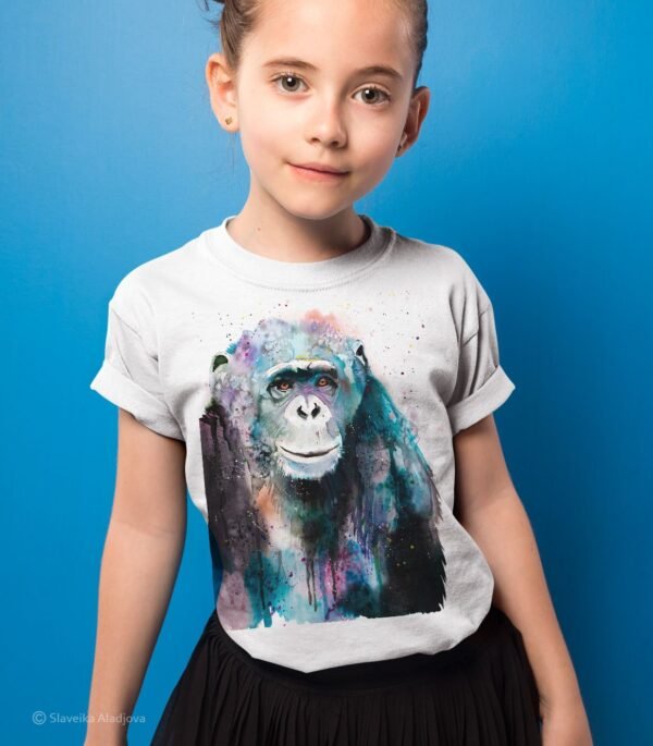 Chimp Chimpanzee art T-shirt