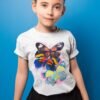 Colorful Butterfly art T-shirt