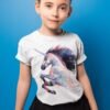 Pink Unicorn art T-shirt