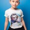 Three-toed sloth art T-shirt Three-toed sloth art T-shirt
