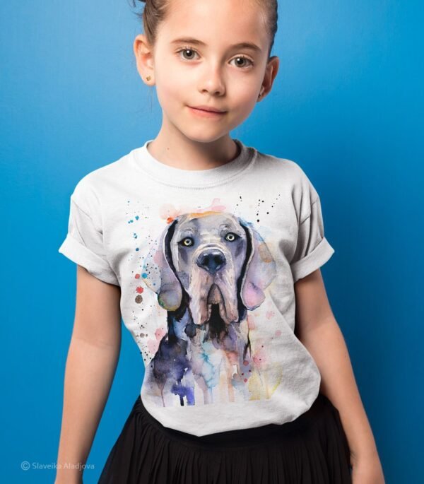 Blue Great Dane art T-shirt
