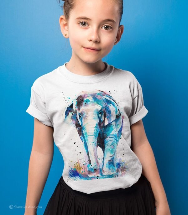 Asian Elephant art T-shirt