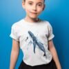Scuba Diving with Humpback Whale art T-shirt