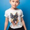 German Shepherd North art T-shirt