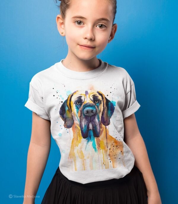 Fawn Great Dane art T-shirt