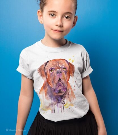 French Mastiff art T-shirt