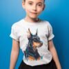 Doberman art T-shirt
