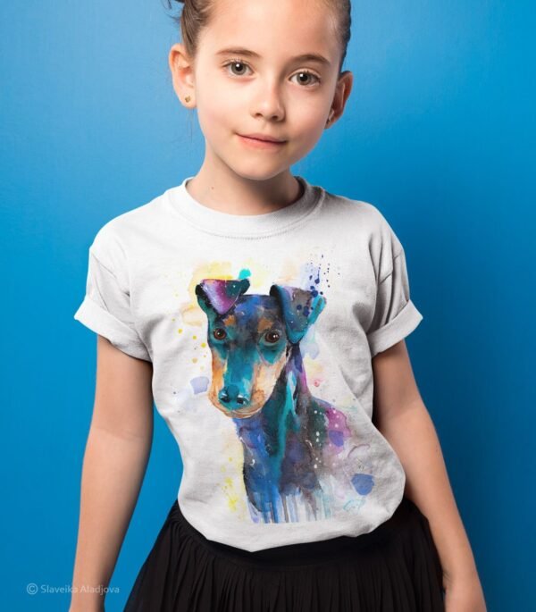 Manchester Terrier art T-shirt