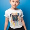 Pug art T-shirt